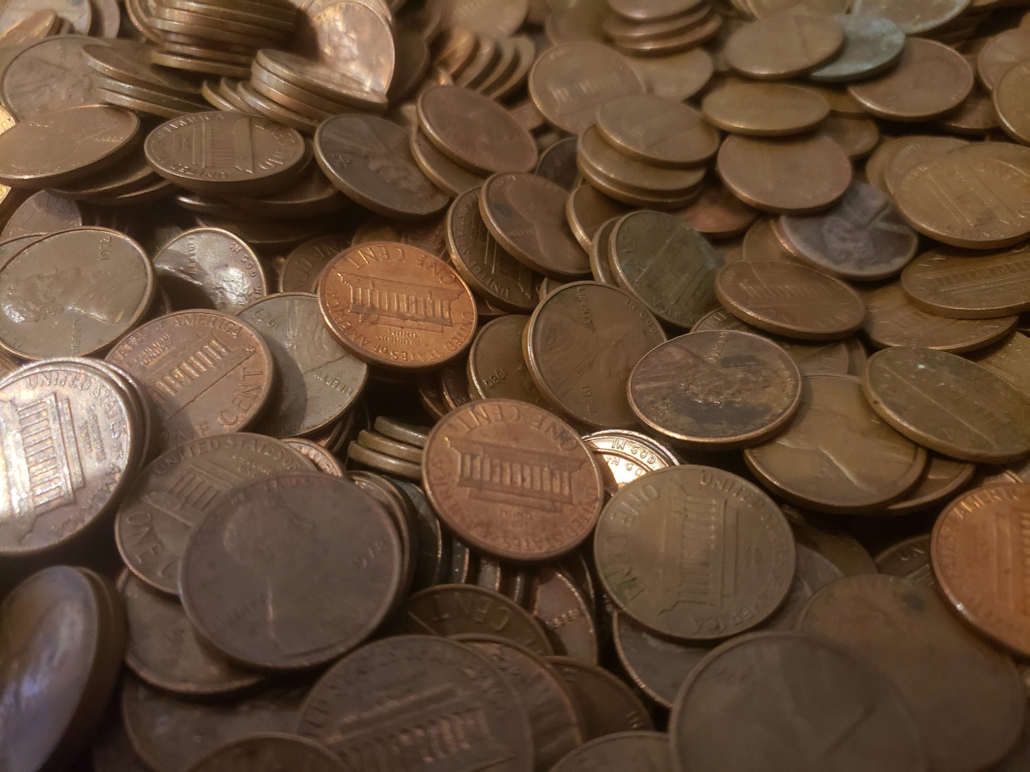 Loose Copper Lincoln Pennies