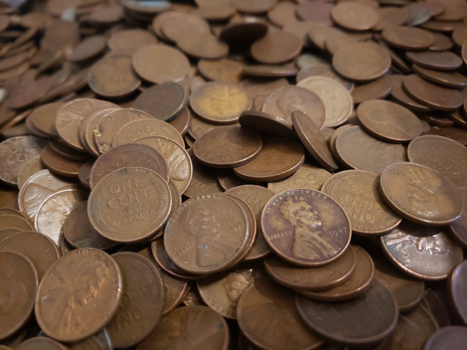 1959-1958 Wheat Pennies-Mixeed Years