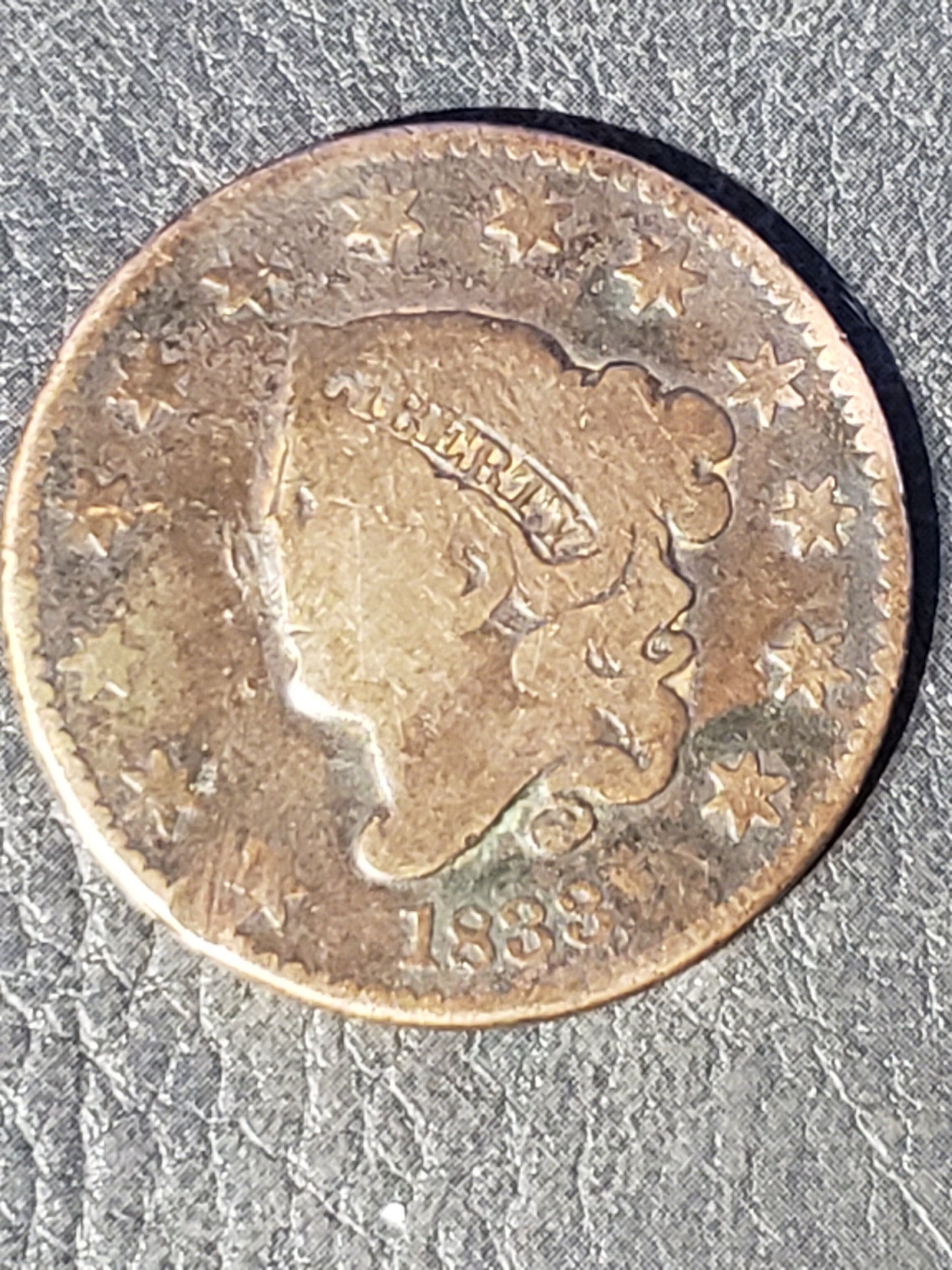 1839-1857 Braided Hair Large Cents