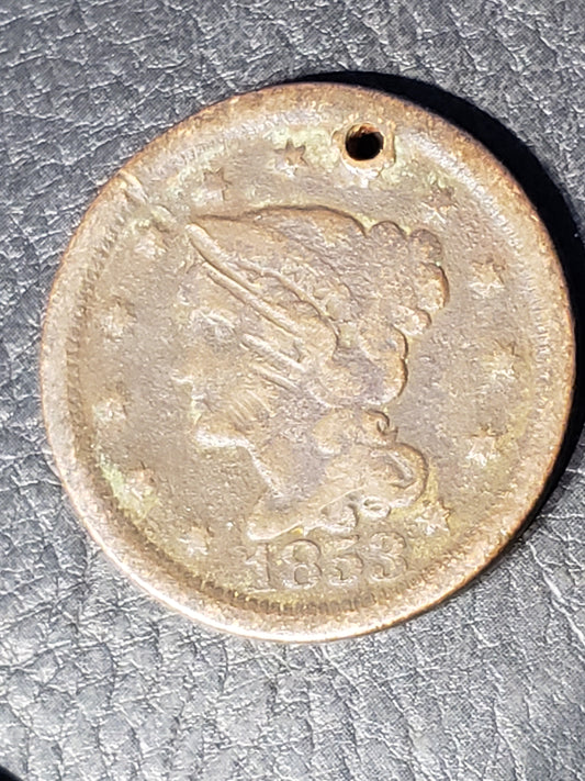 1839-1857 Braided Hair Large Cents